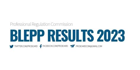 BLEPP RESULTS: August 2023 Psychometrician .